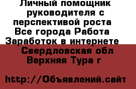 Личный помощник руководителя с перспективой роста - Все города Работа » Заработок в интернете   . Свердловская обл.,Верхняя Тура г.